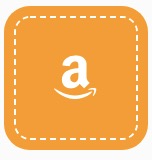 Amazonアイコンのステッチ風ボタン