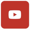 Youtubeアイコンのシンプル四角ボタン