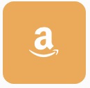 Amazonアイコンのシンプル四角ボタン
