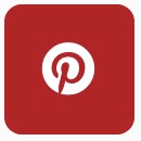 Pinterestアイコンのシンプル四角ボタン