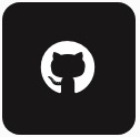 GitHubアイコンのシンプル四角ボタン