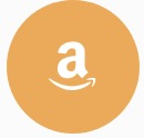 Amazonアイコンのシンプル丸ボタン