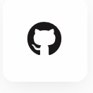 GitHubアイコンの影付き四角ボタン