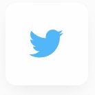 Twitterアイコンの影付き四角ボタン